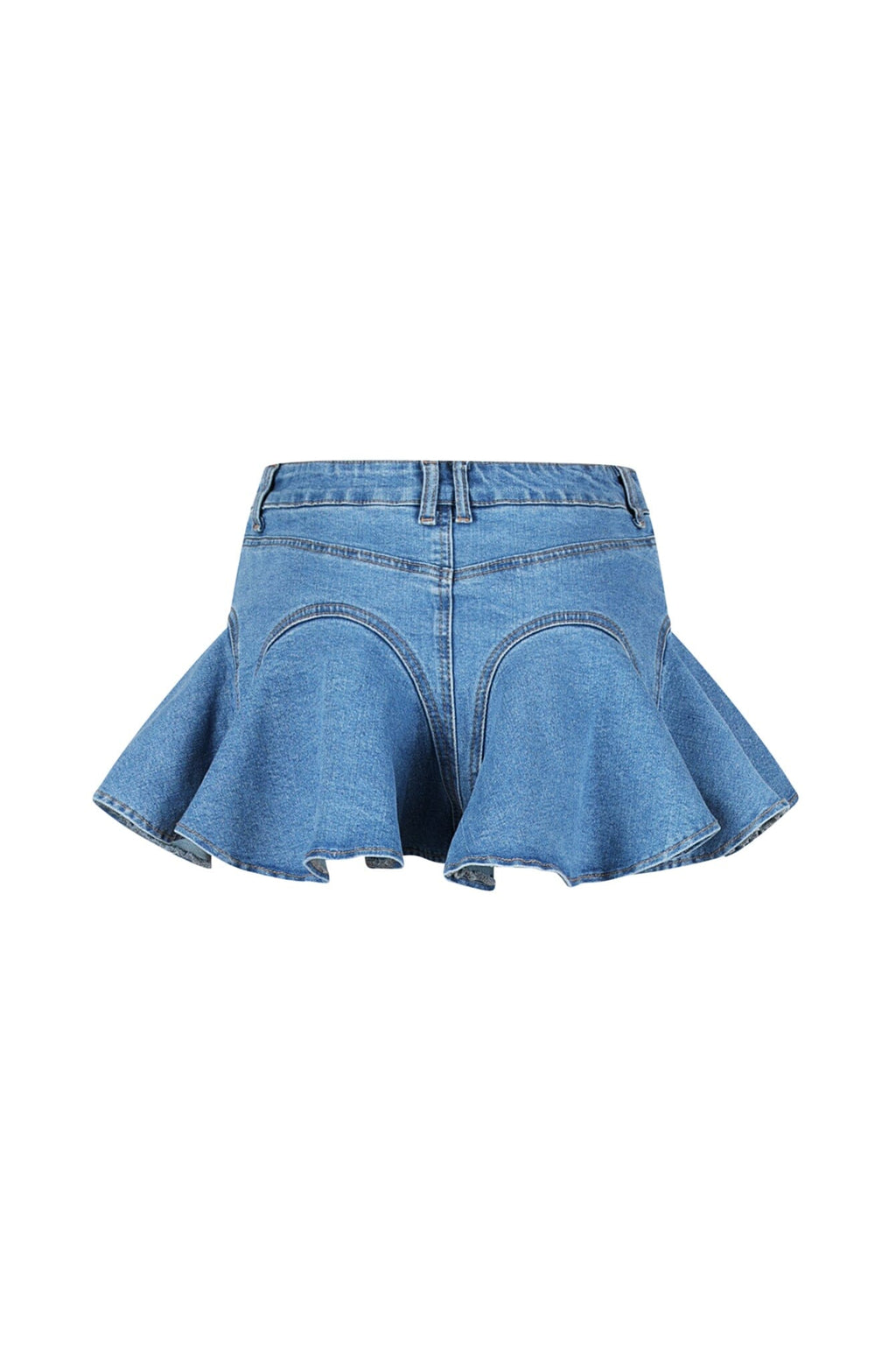 Waverly Flared Denim Mini Skirt