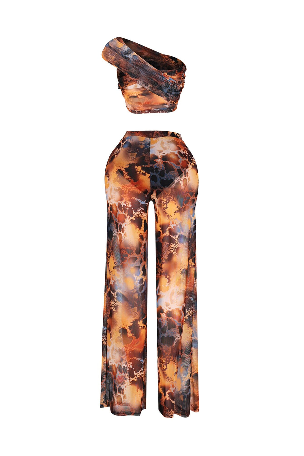 Dual Aura Mesh Top & Pants SET