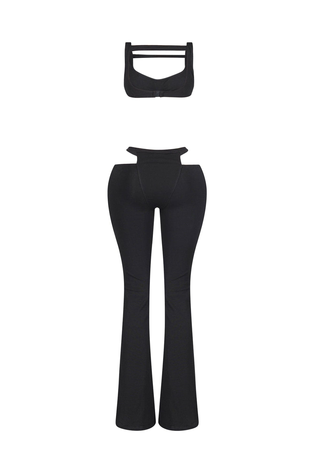 Armored Strappy Crop Top & Pants SET