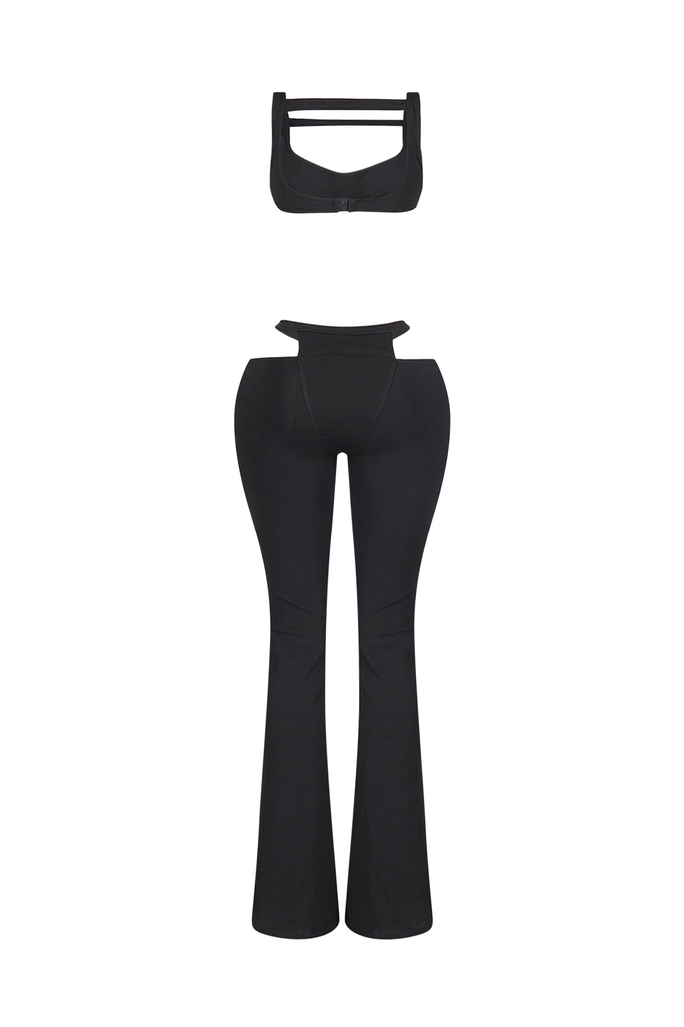 Armored Strappy Crop Top & Pants SET