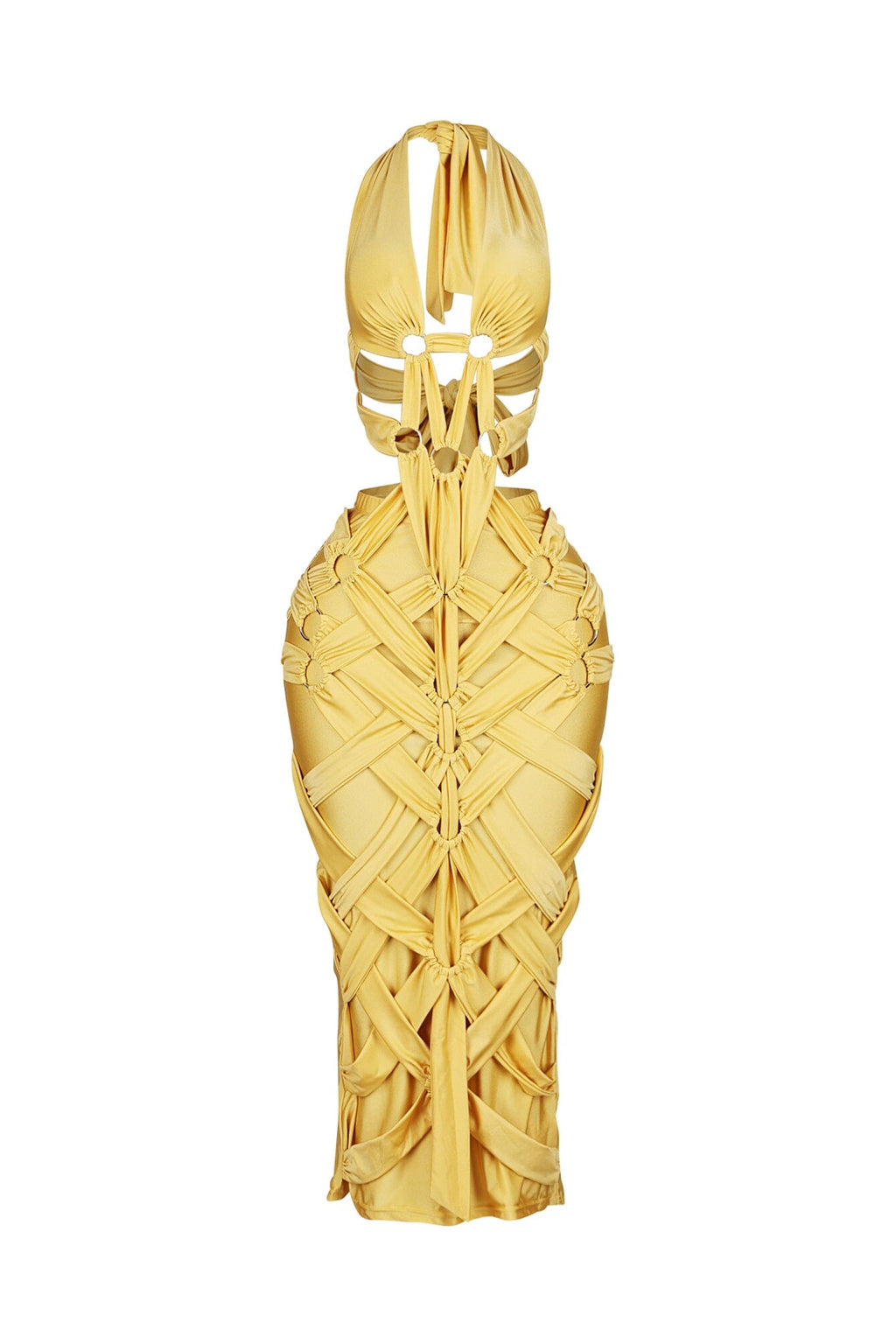 Edgeframe Cutout Midi Dress