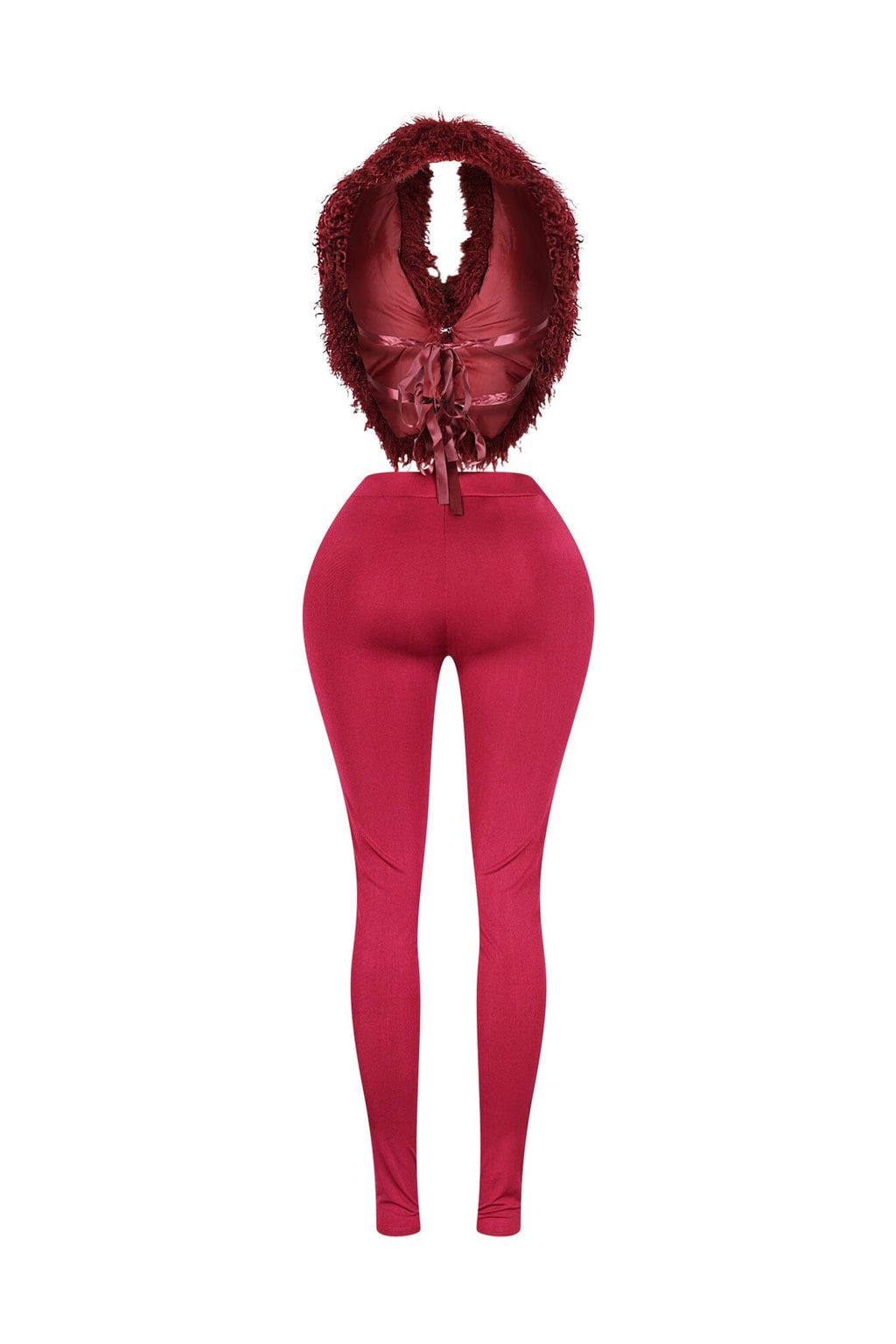 Furista Fur Halter Vest & Leggings SET