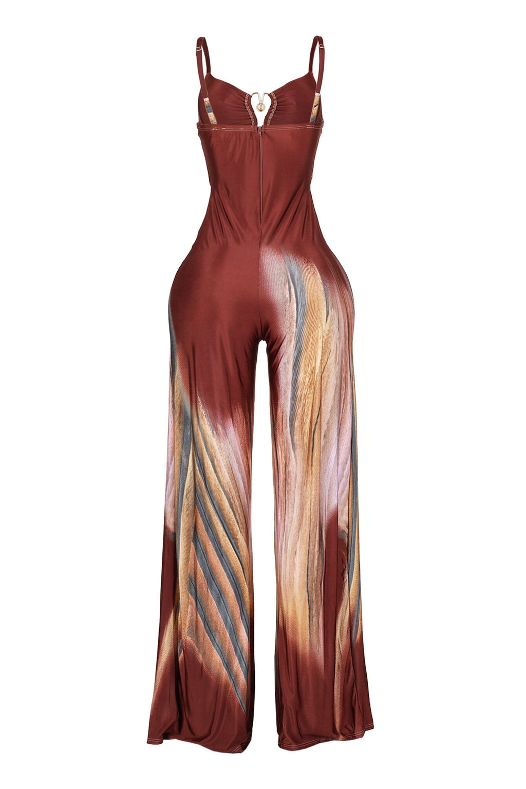 Playing Me Print Cami Jumpsuit