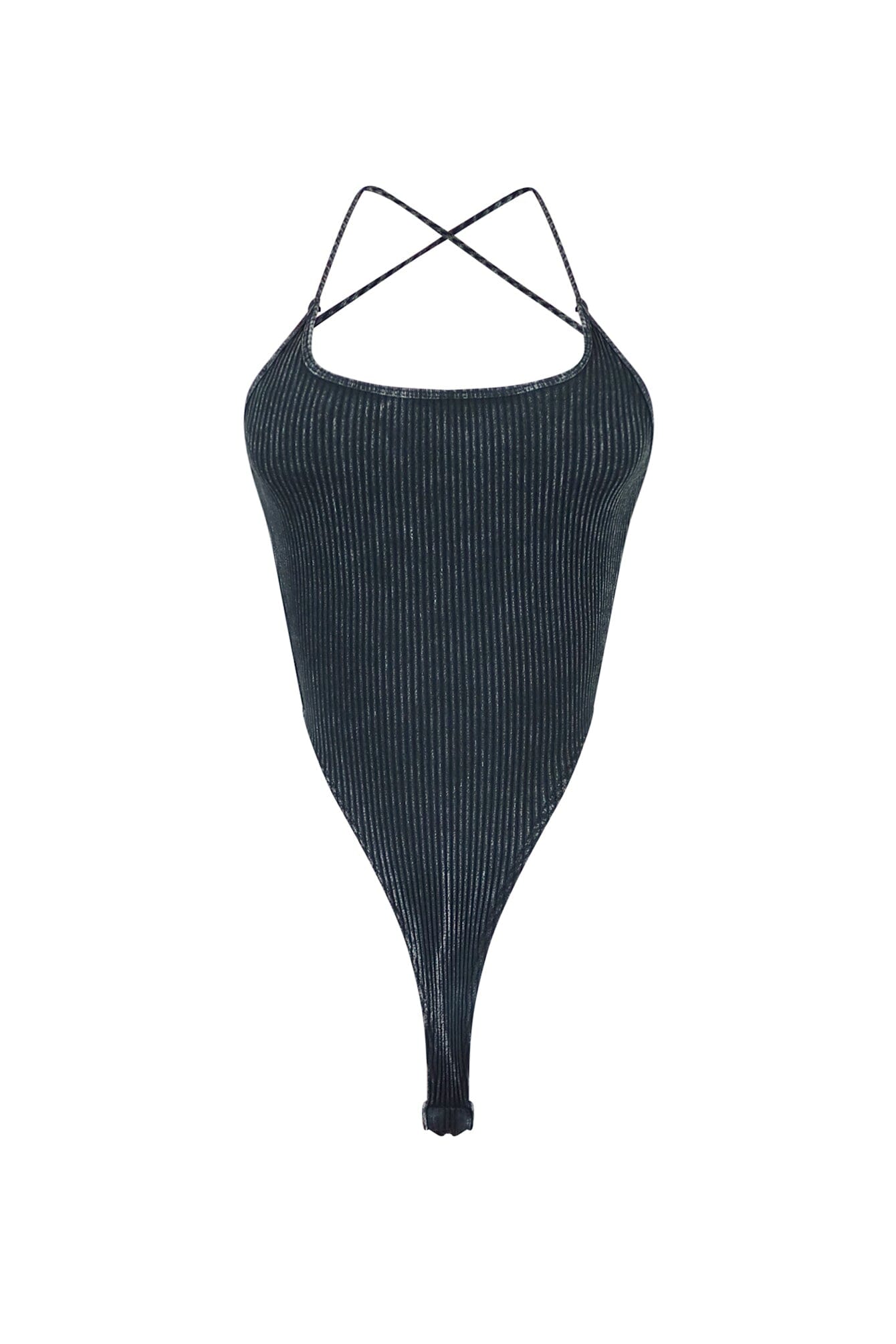 How We Do Mineral Washed Cami Bodysuit