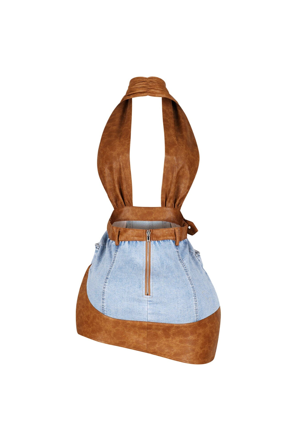 Look Edgecraft Contrast Mini Dress