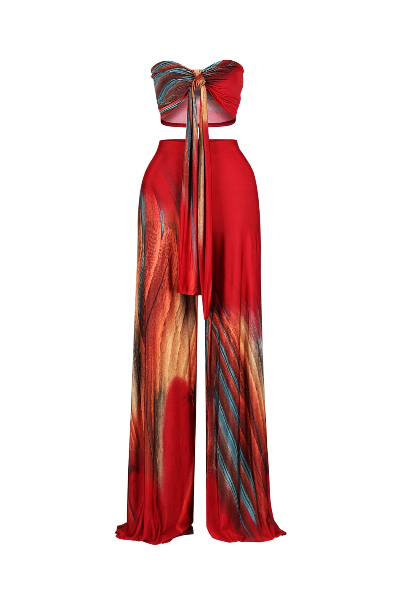 Playing Me Print Top & Pants SET