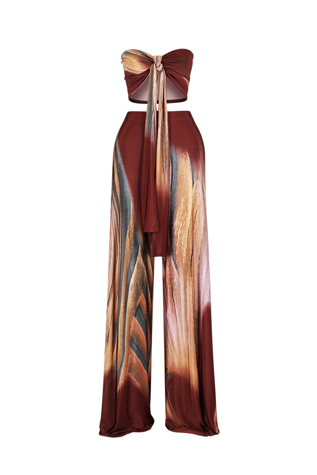 Playing Me Print Top & Pants SET