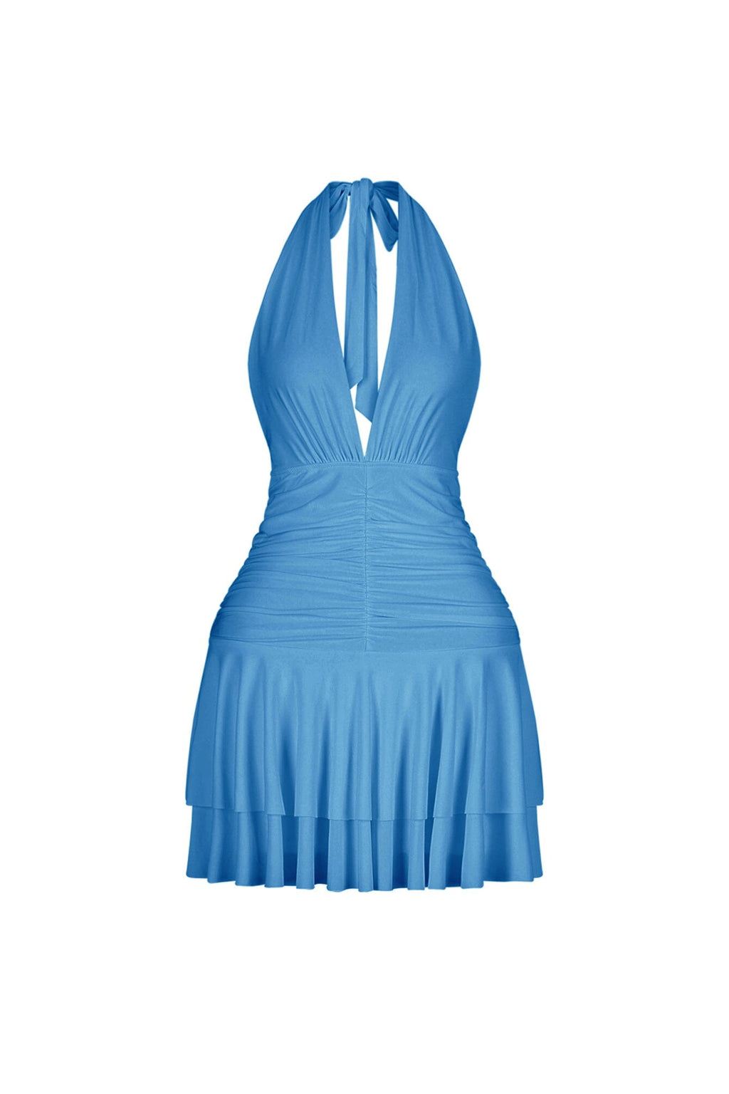 Spinning Sky Flared Mini Dress