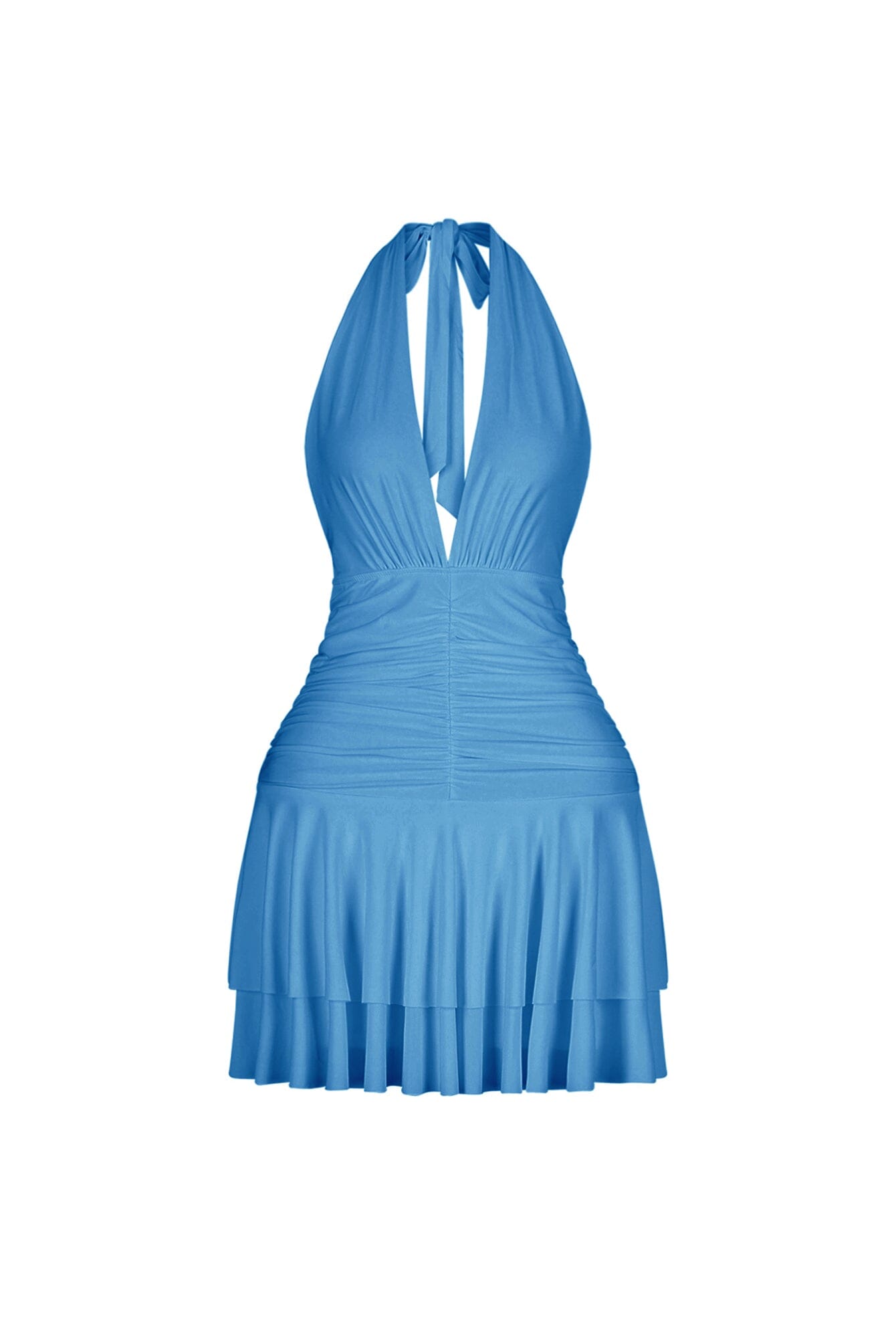 Spinning Sky Flared Mini Dress