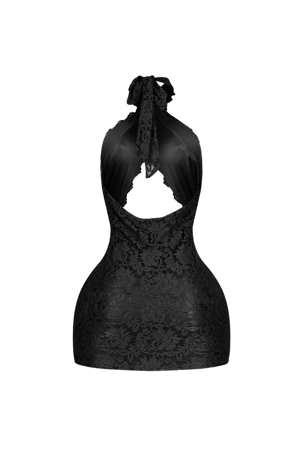 Esmee Cross Halter Neck Mini Dress