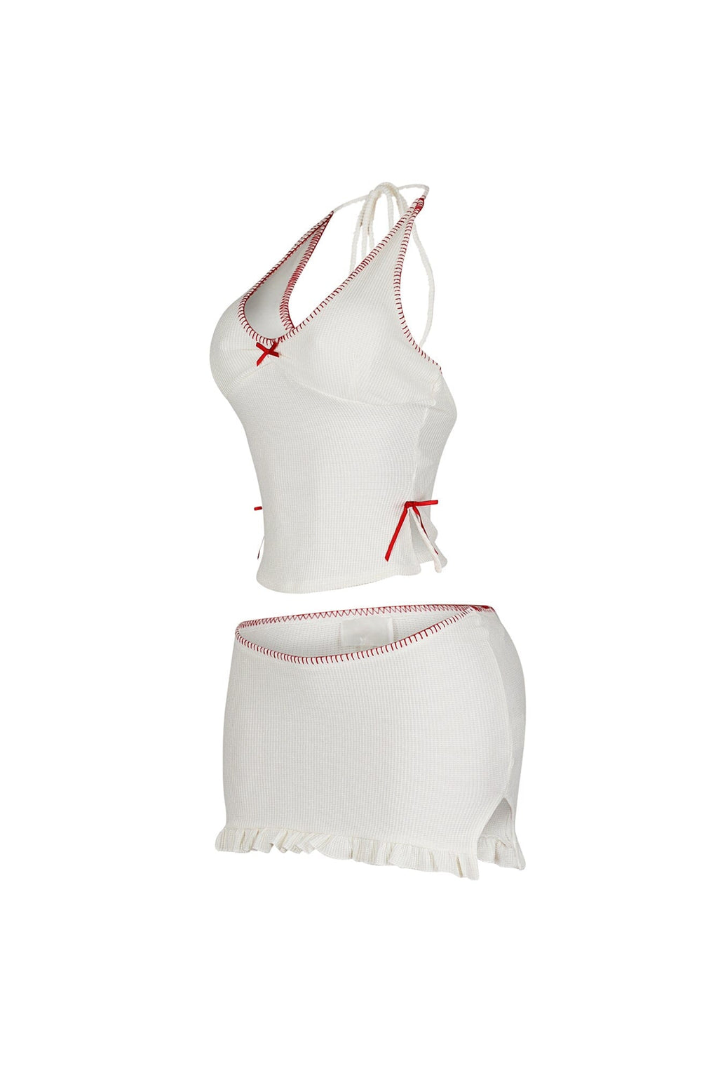 Buttercup Knit Halter Top & Skirt SET