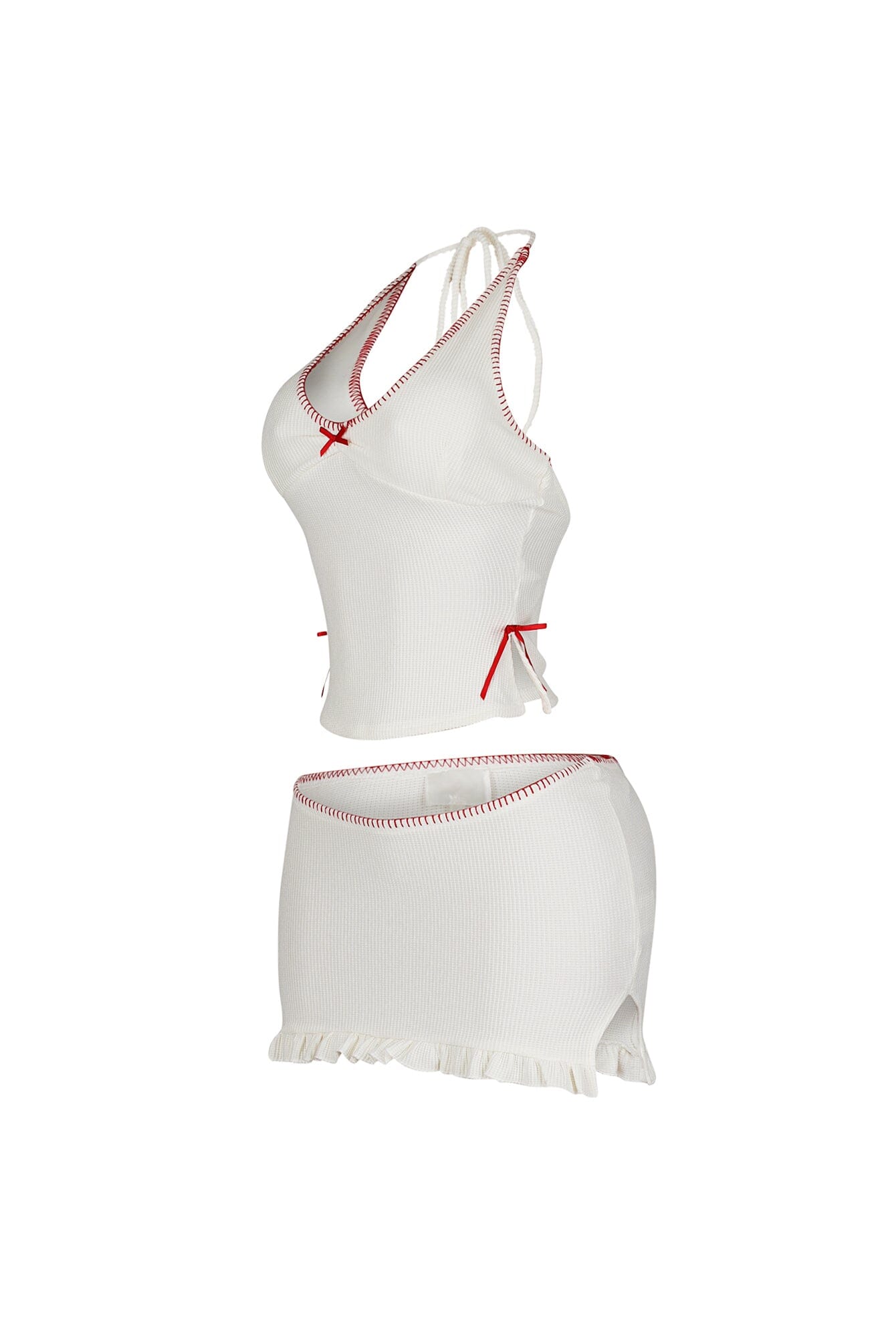 Buttercup Knit Halter Top & Skirt SET