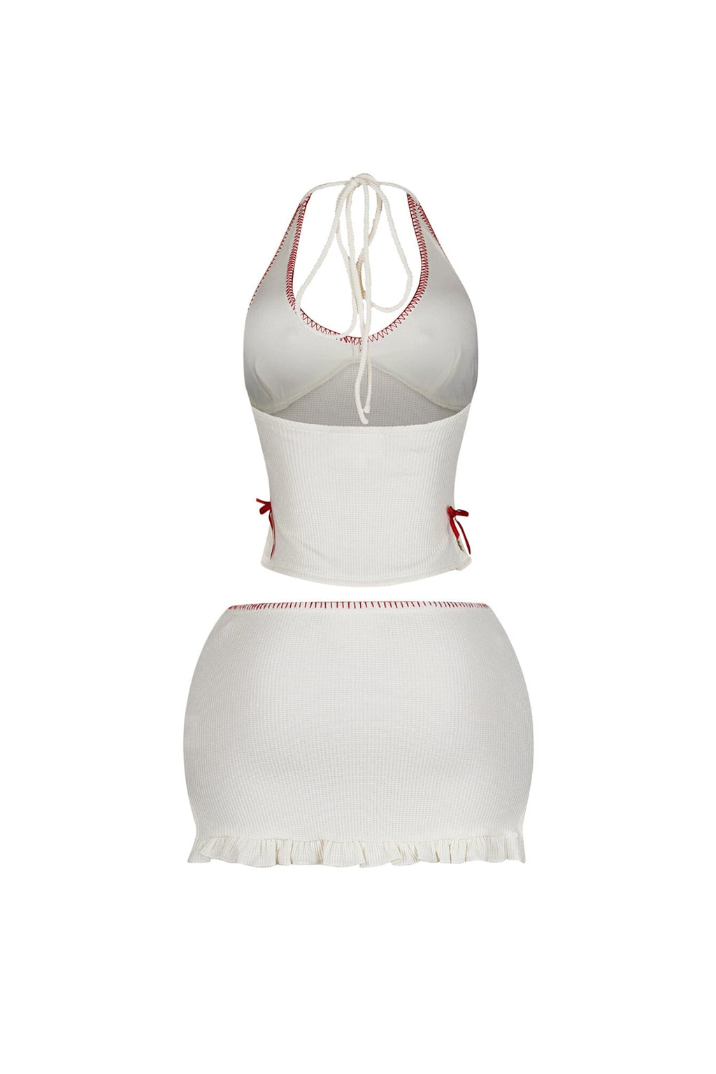 Buttercup Knit Halter Top & Skirt SET