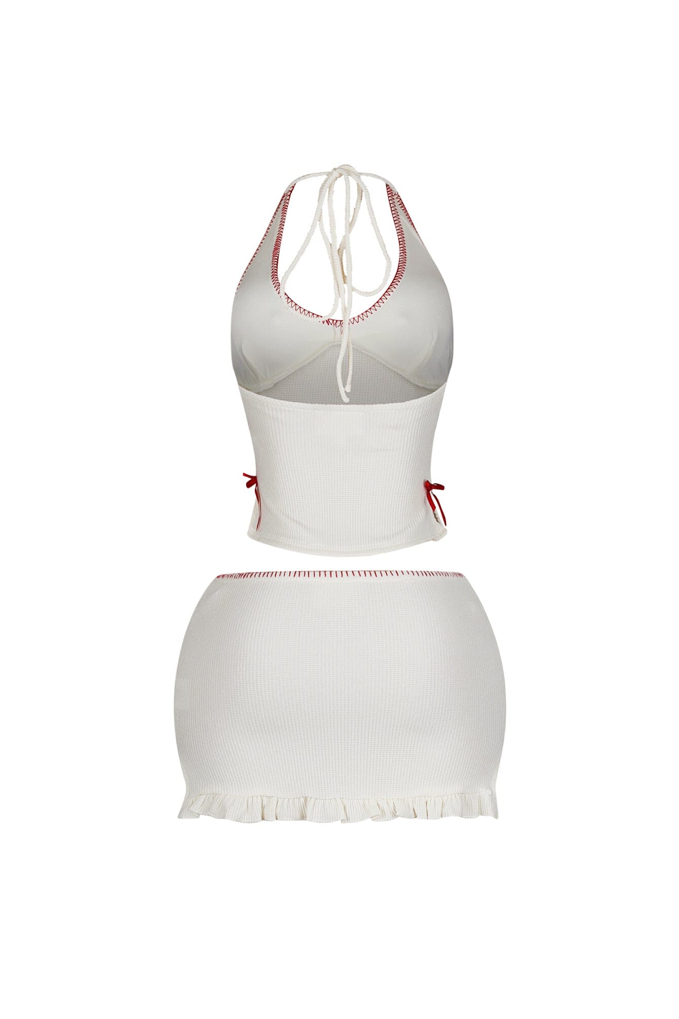 Buttercup Knit Halter Top & Skirt SET