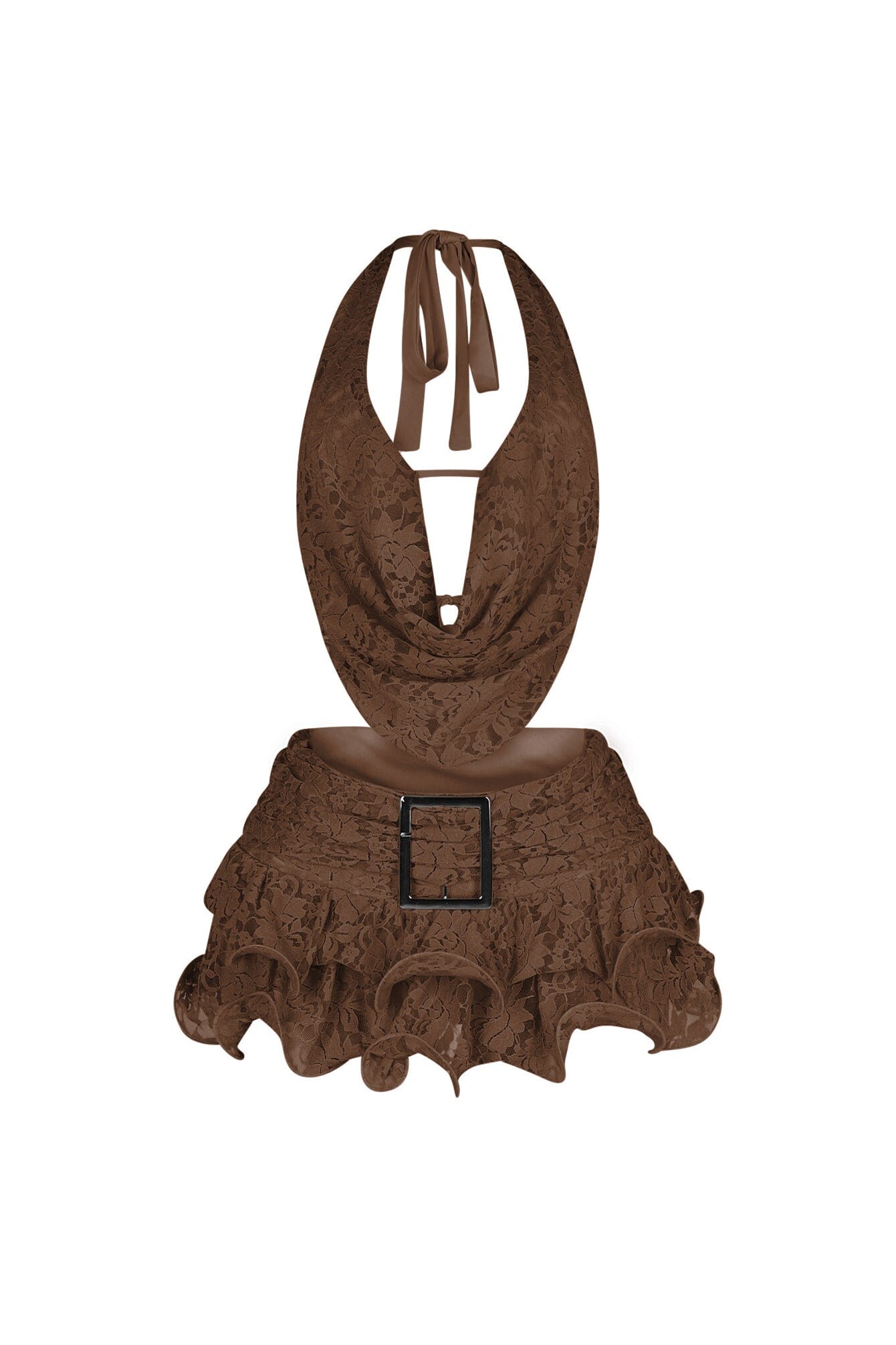 Elowen Lace Halter Top & Skort SET