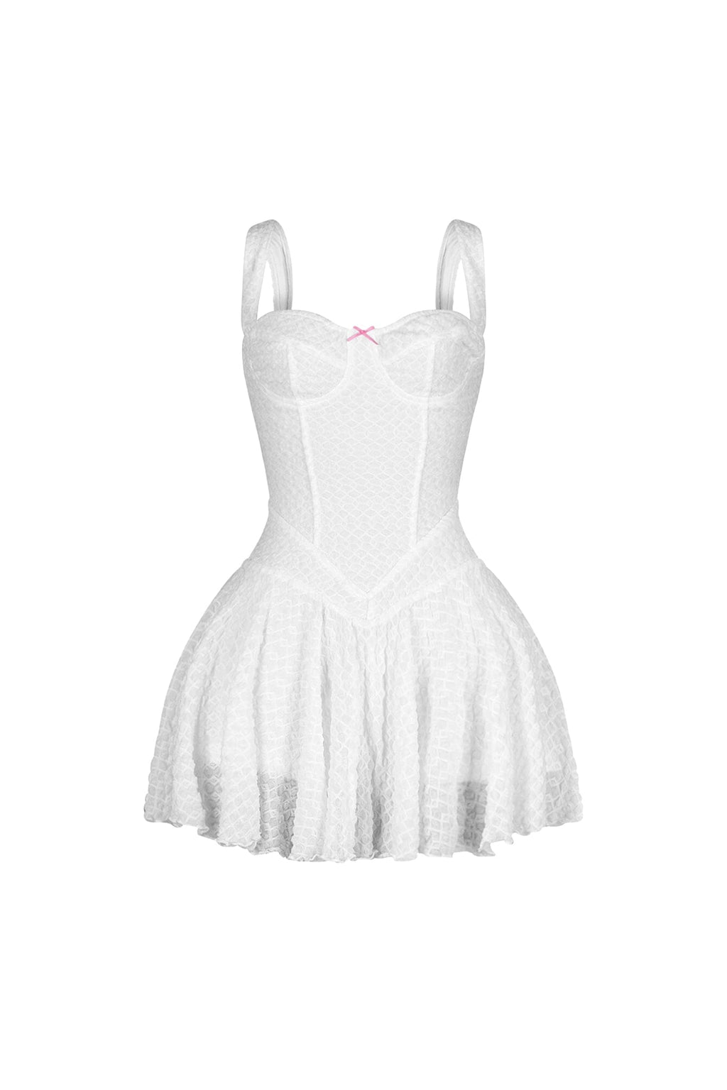 Marnie Corset Pleated Mini Dress