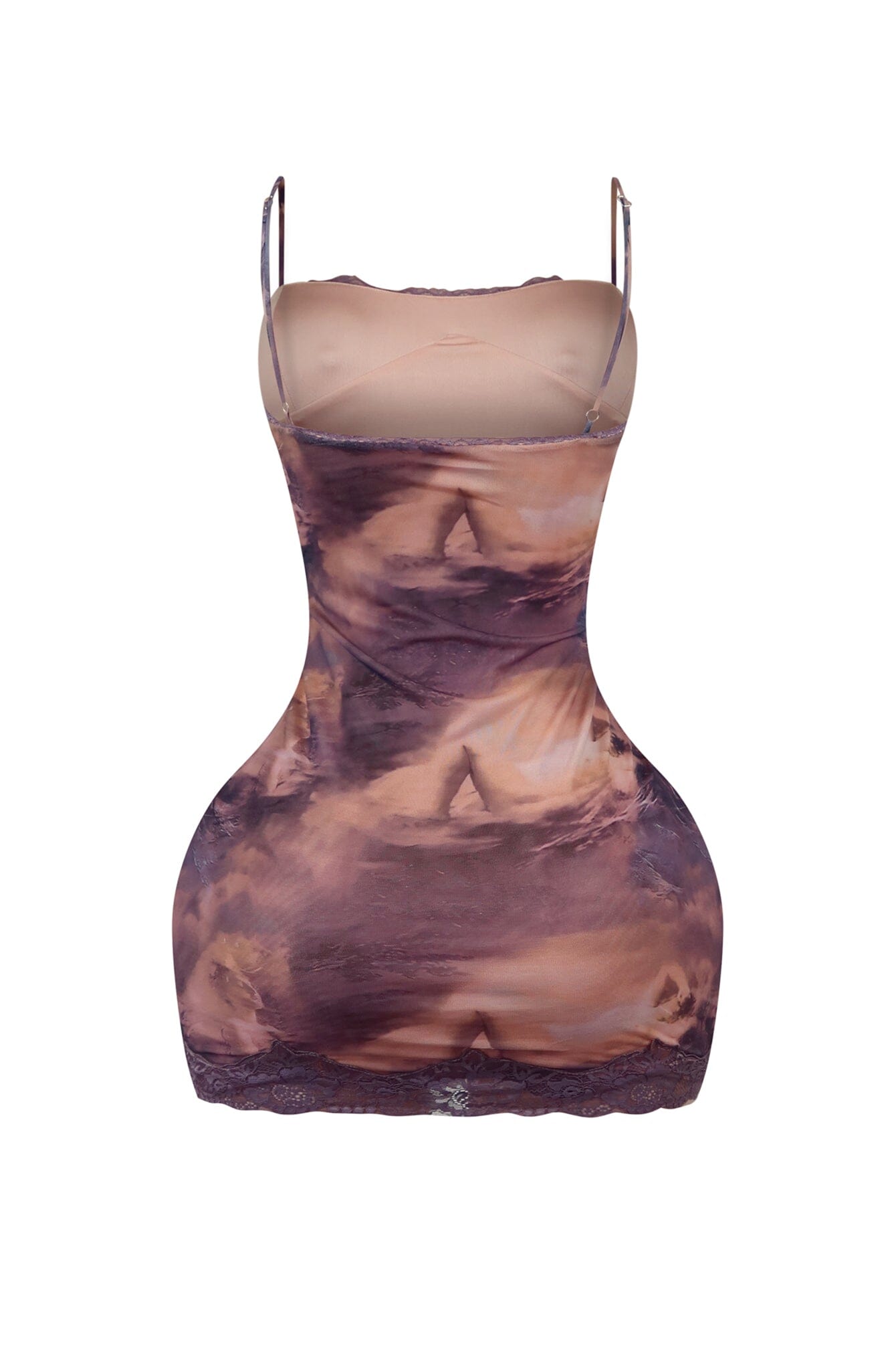 Rowan Print Mesh Cami Mini Dress