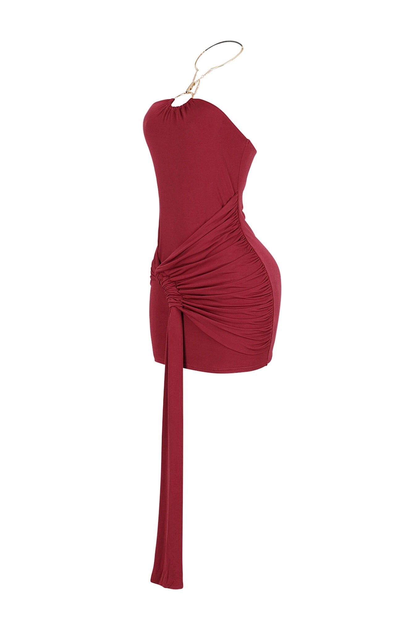 Cassiopeia Metal Choker Wrap Dress