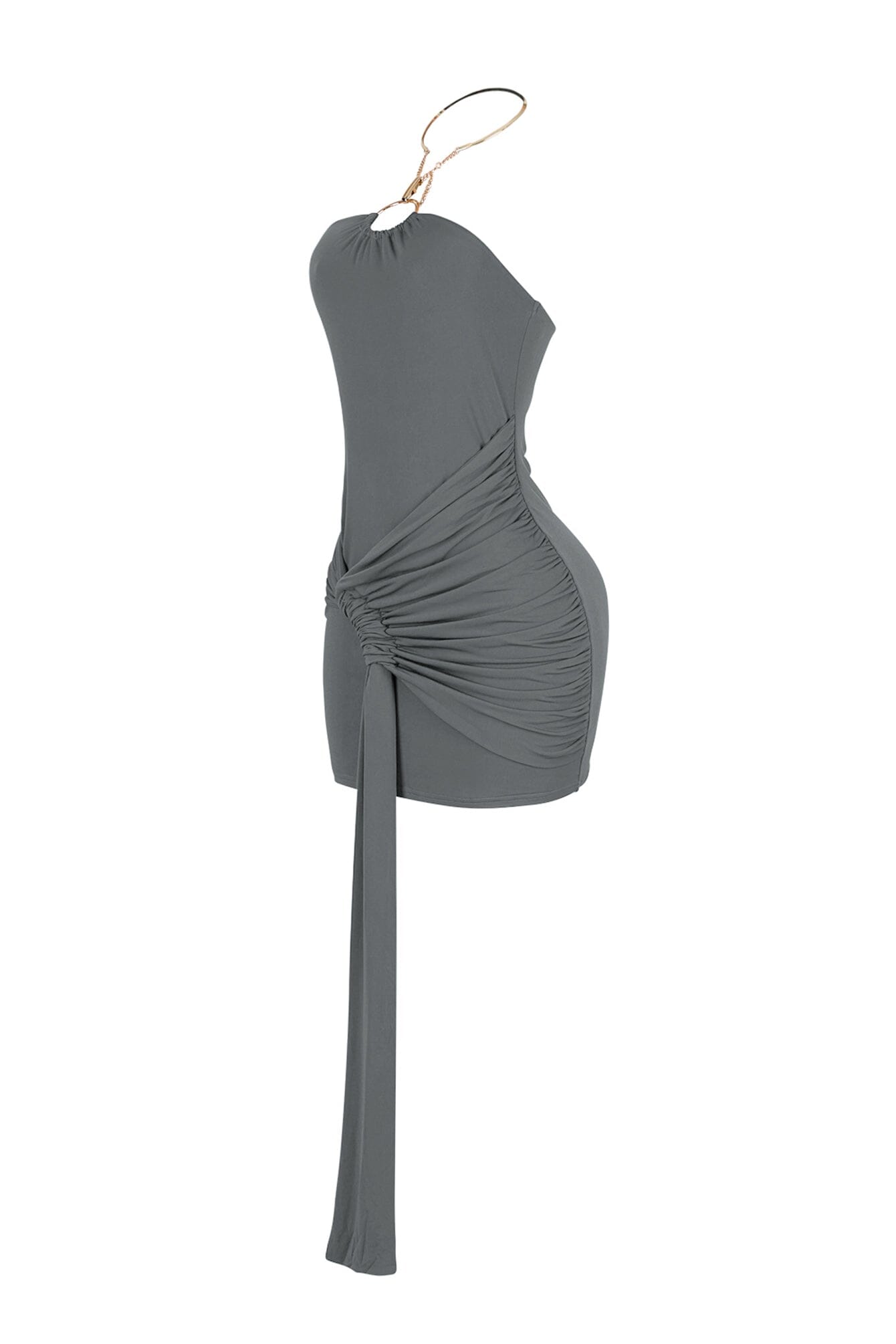 Cassiopeia Metal Choker Wrap Dress