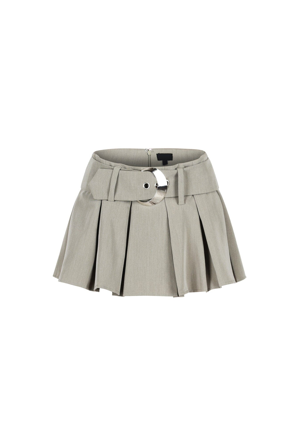 Belted Ivy Pleats Skirt