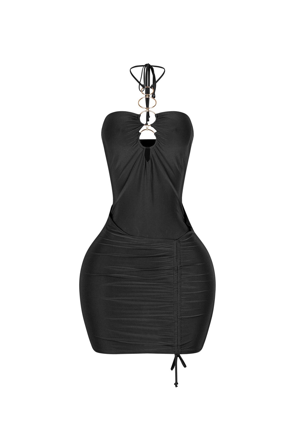 Crush Ring Cutout Mini Dress