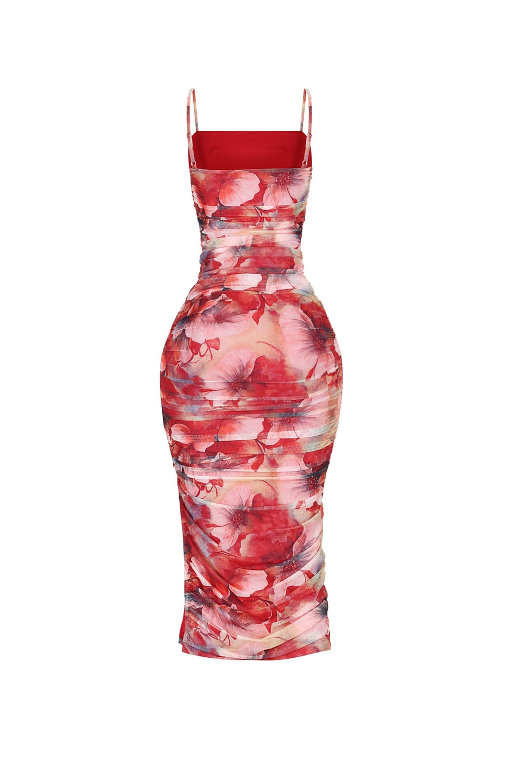 Bloomcloud Ruched Midi Dress