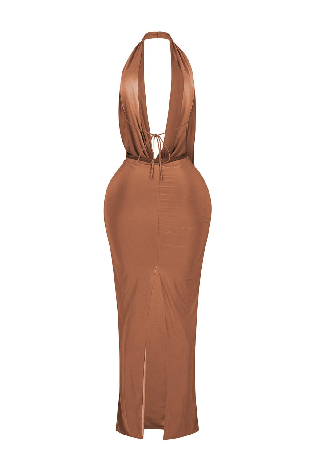 Ballroom Deep Cowl Maxi Dress