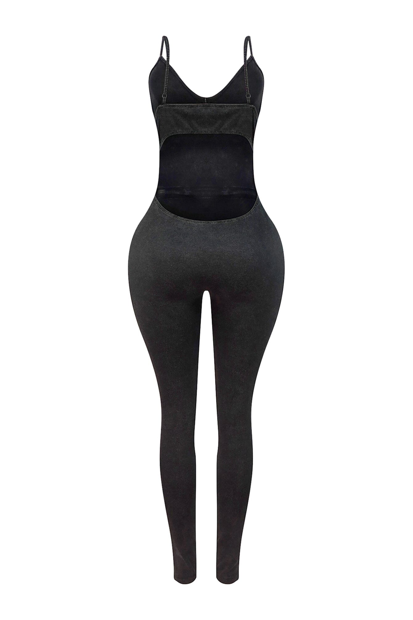 Kiera Mineral Washed Waist Tie Jumpsuit