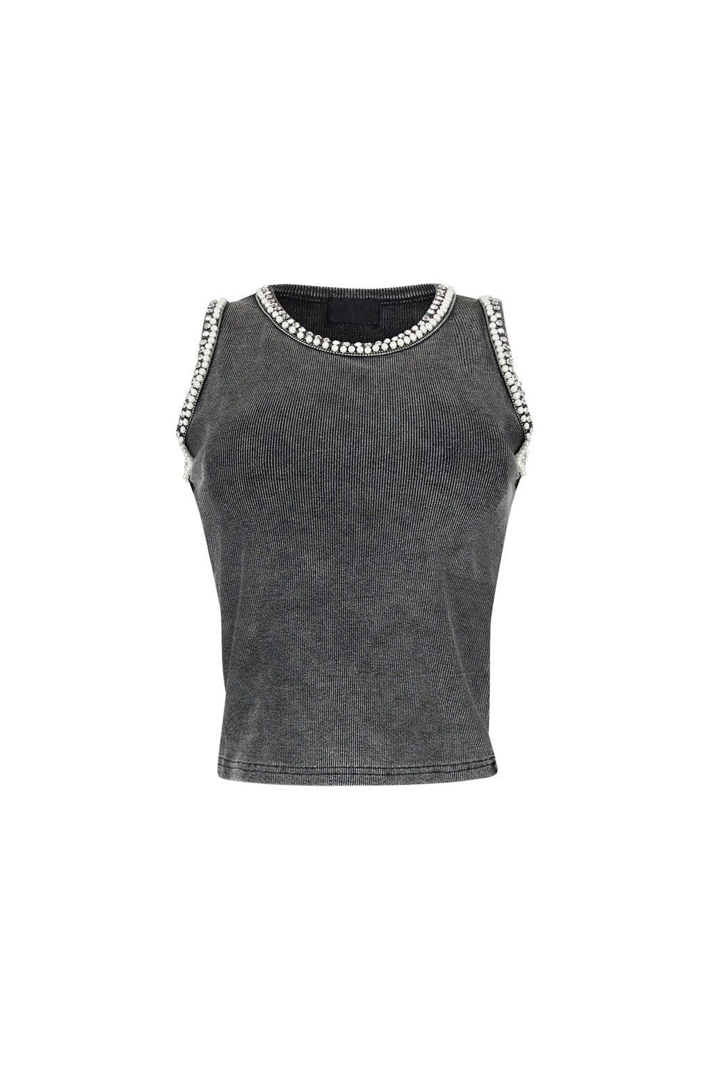 Titania Mineral Washed Embellished Top