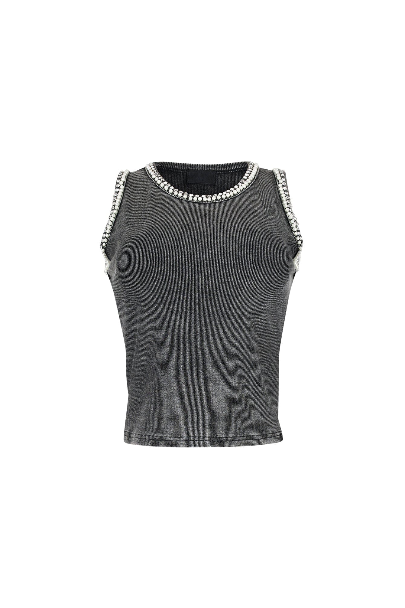 Titania Mineral Washed Embellished Top