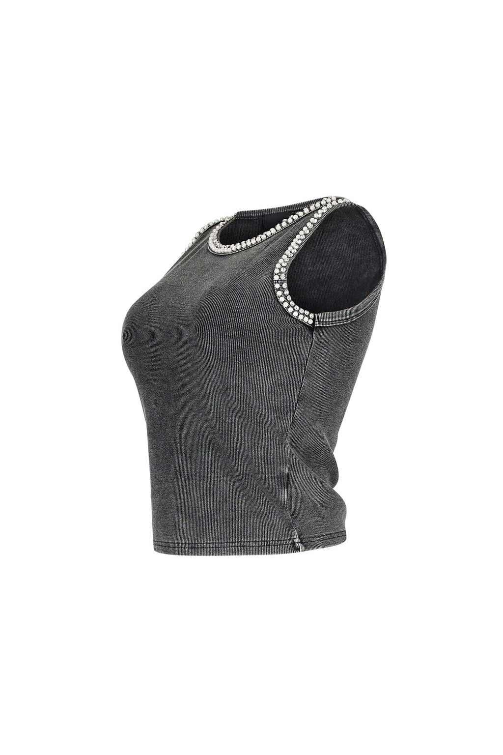 Titania Mineral Washed Embellished Top