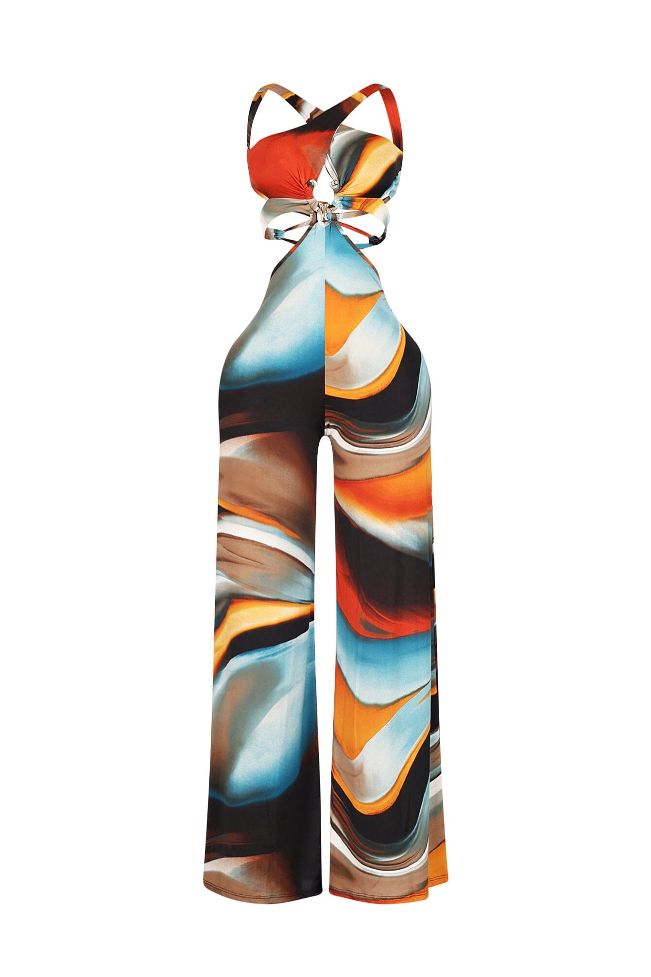 Lavia Halter Cut Out Jumpsuit