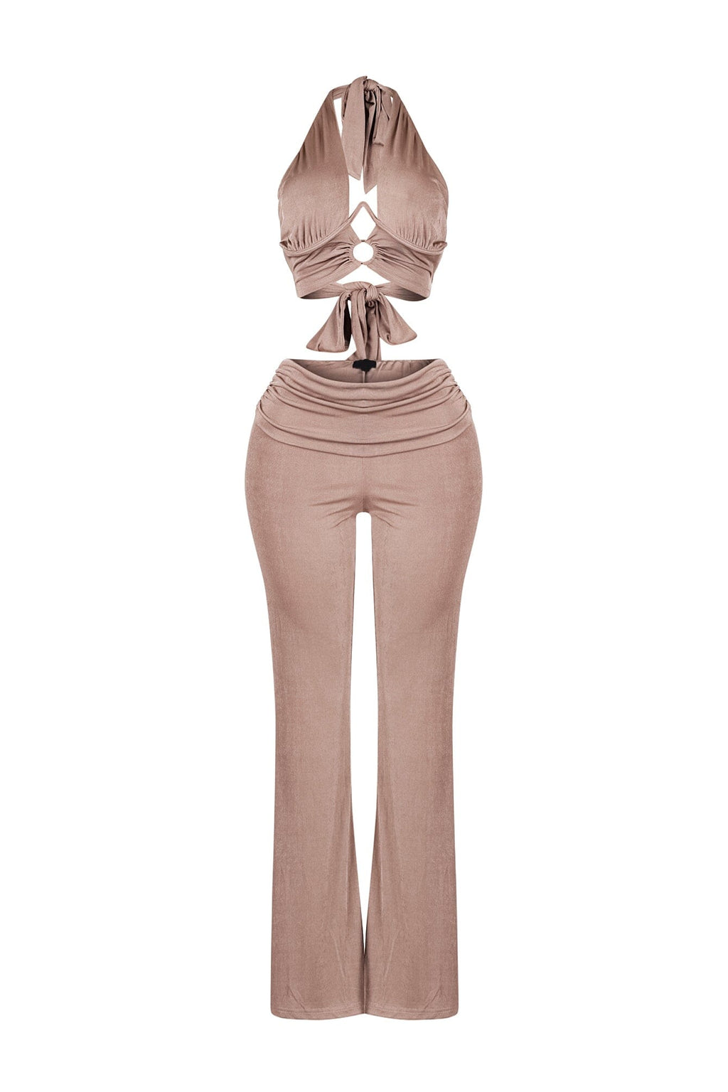 Graceful Passion Crop Top & Pants SET