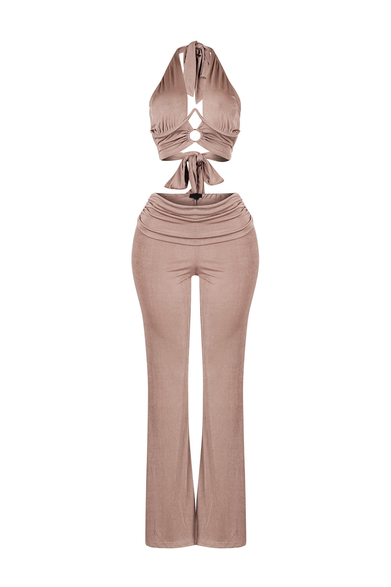 Graceful Passion Crop Top & Pants SET