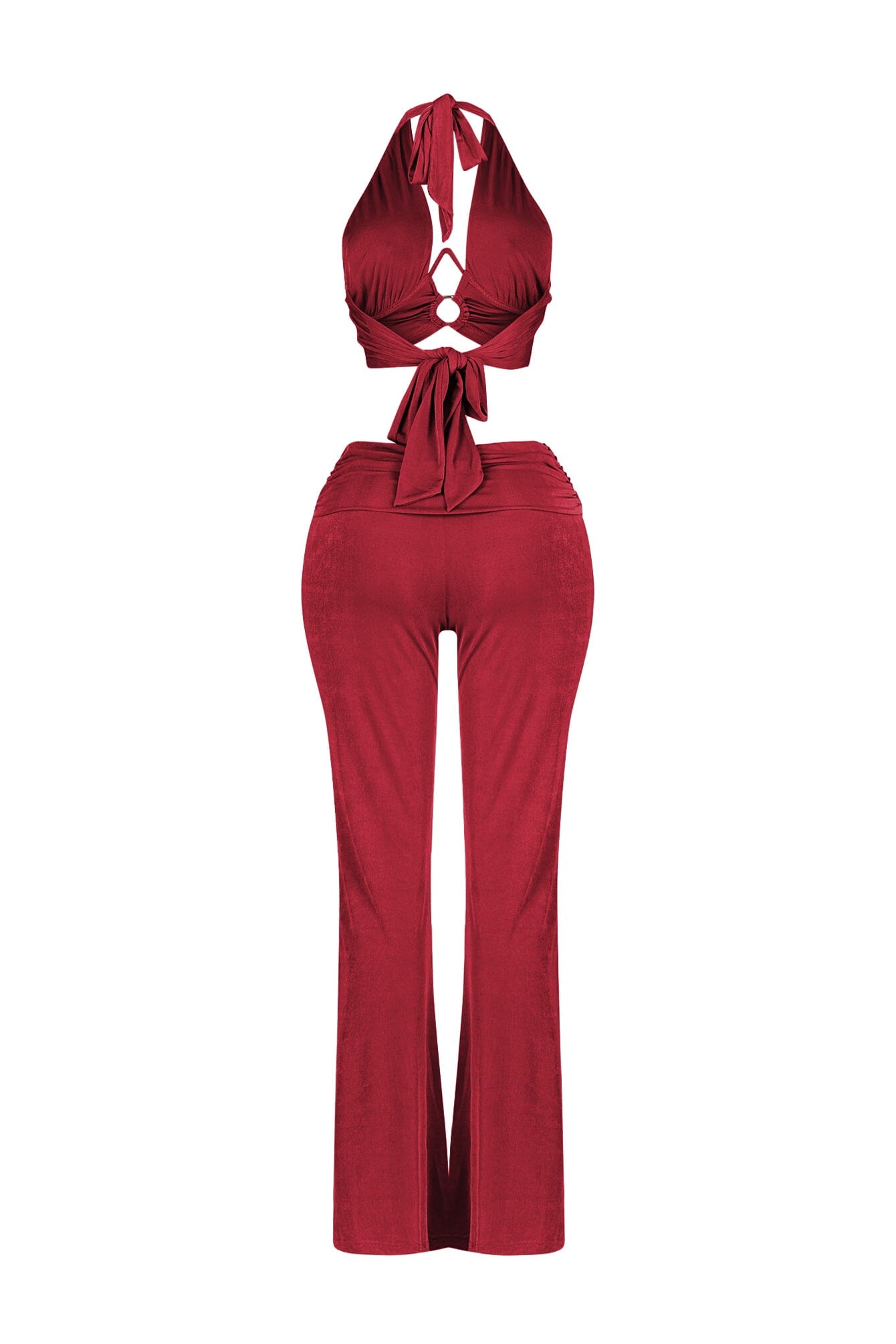 Graceful Passion Crop Top & Pants SET