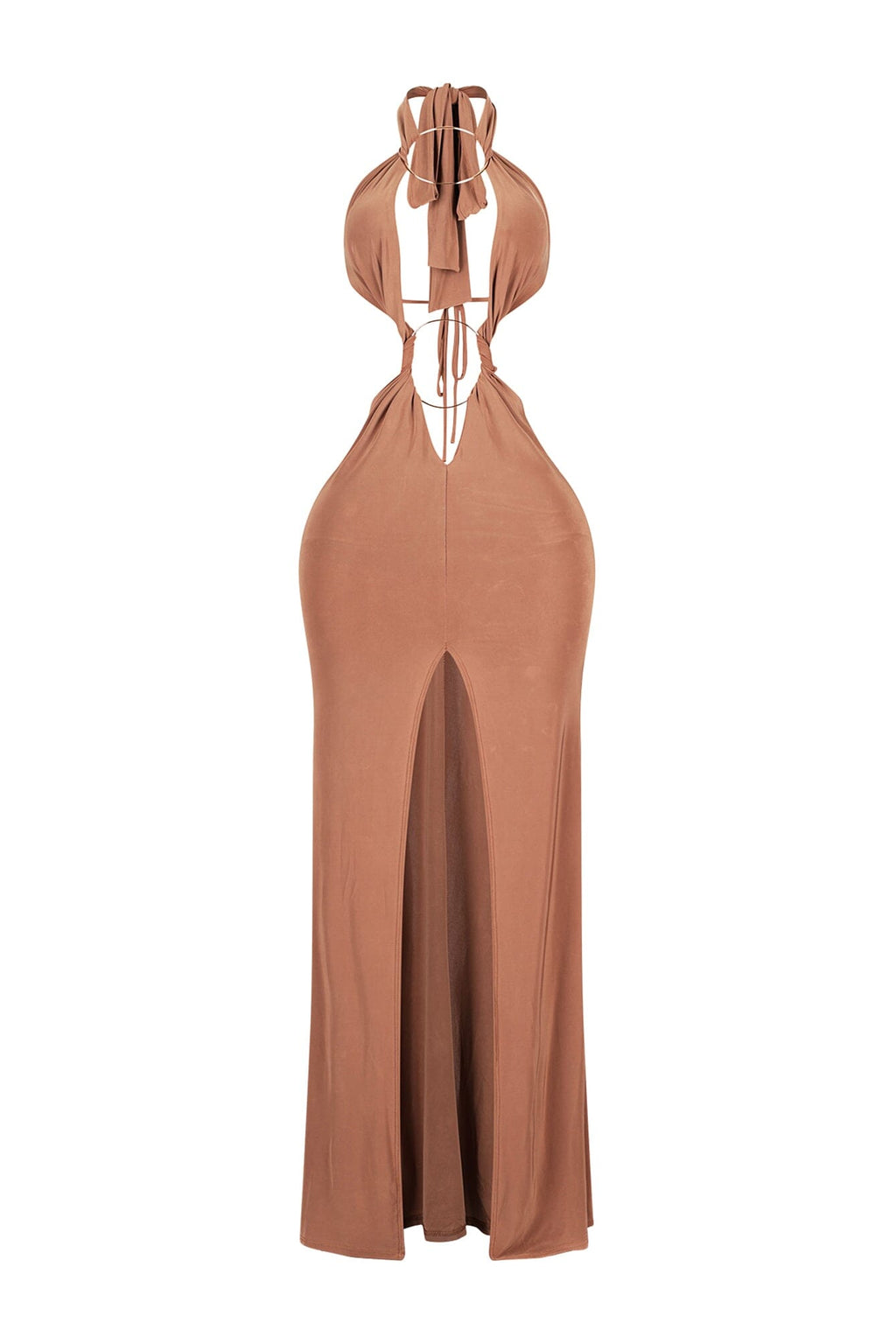 Nexus Halter O Ring Maxi Dress