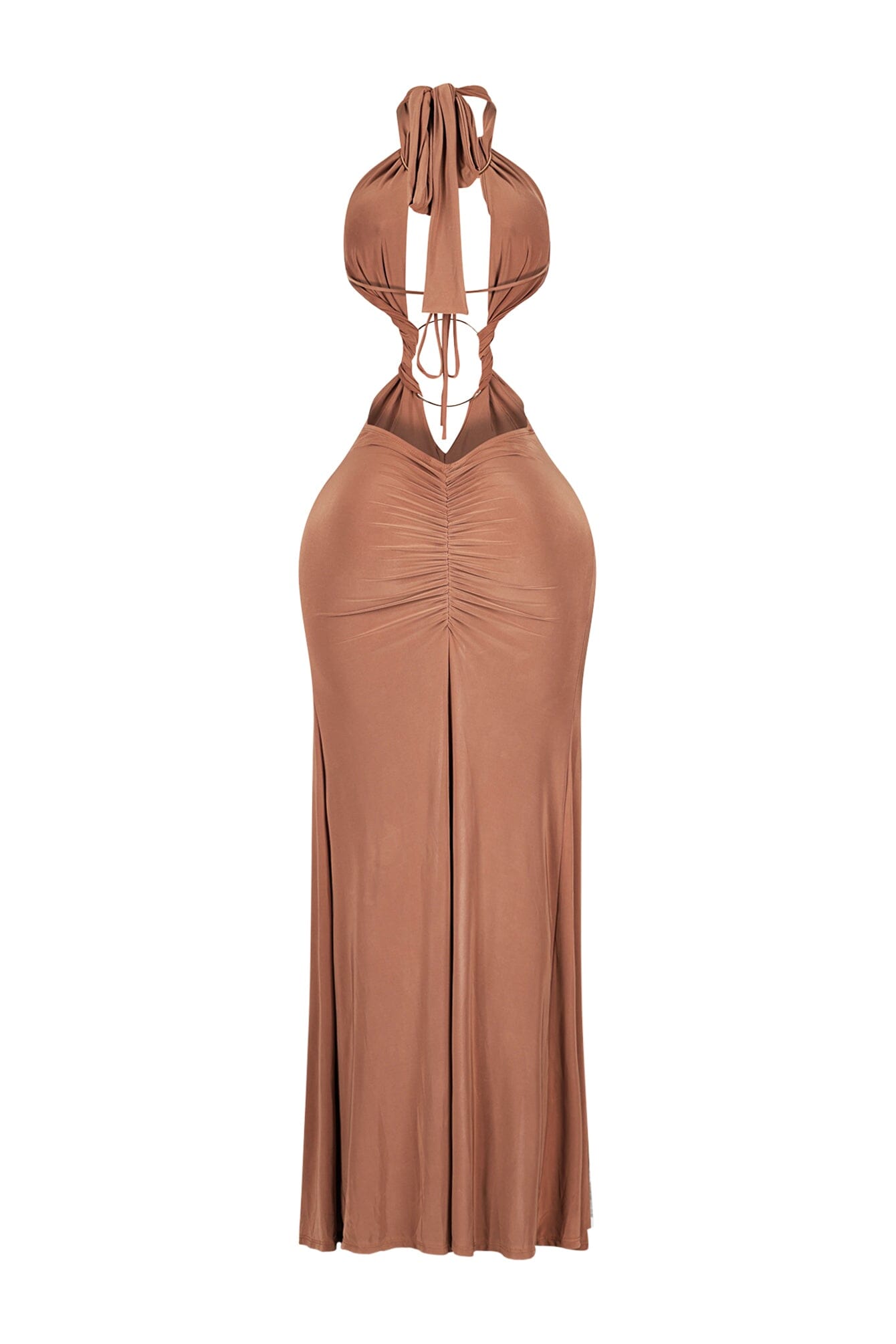 Nexus Halter O Ring Maxi Dress