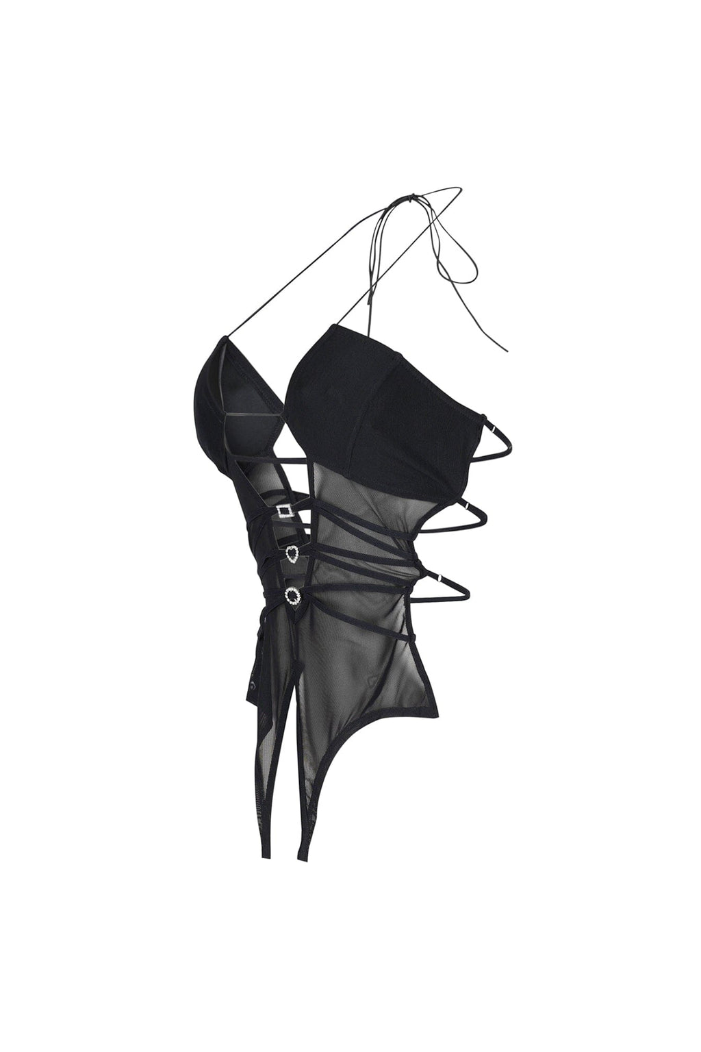 Tenebria Halter Keyhole Top