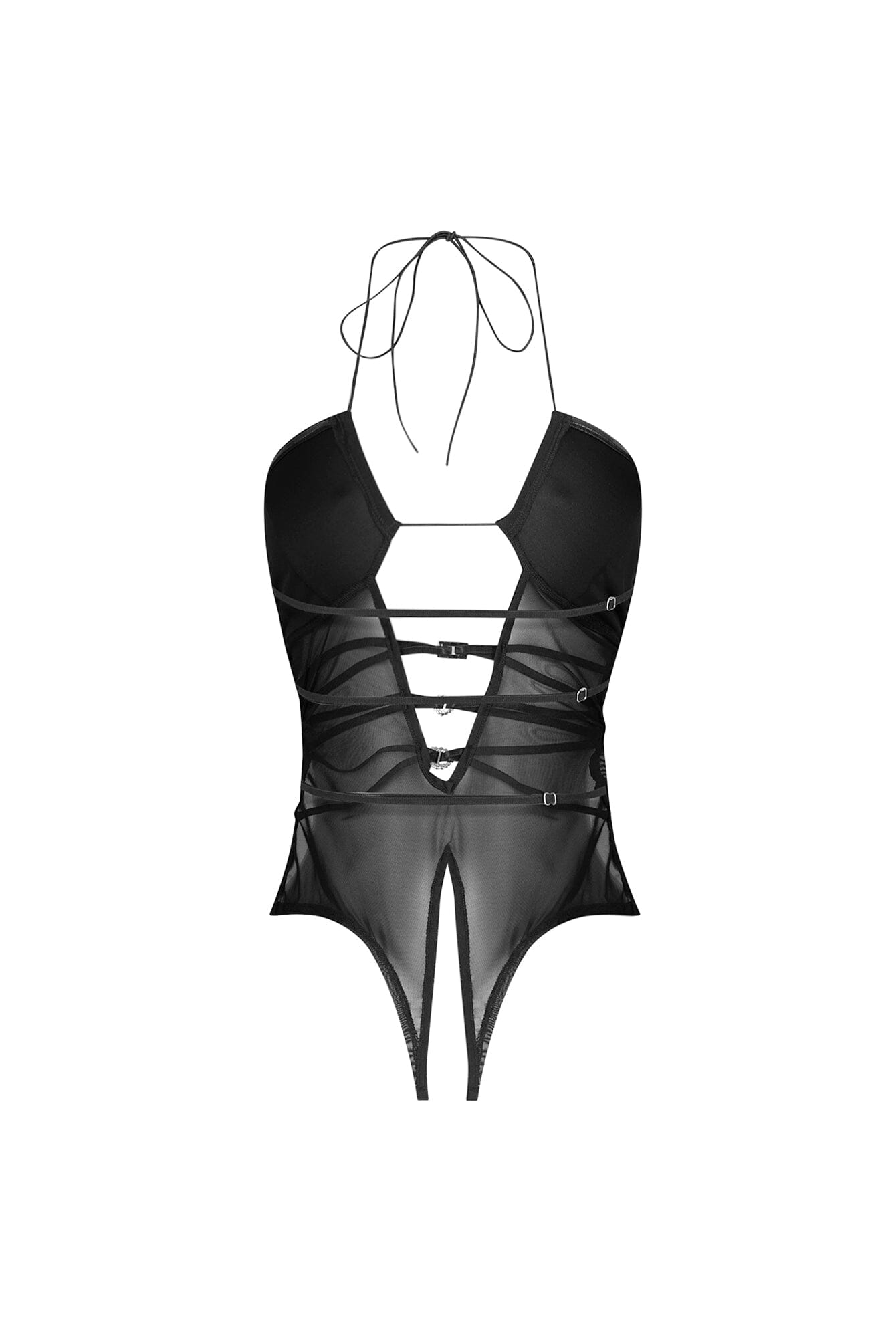 Tenebria Halter Keyhole Top