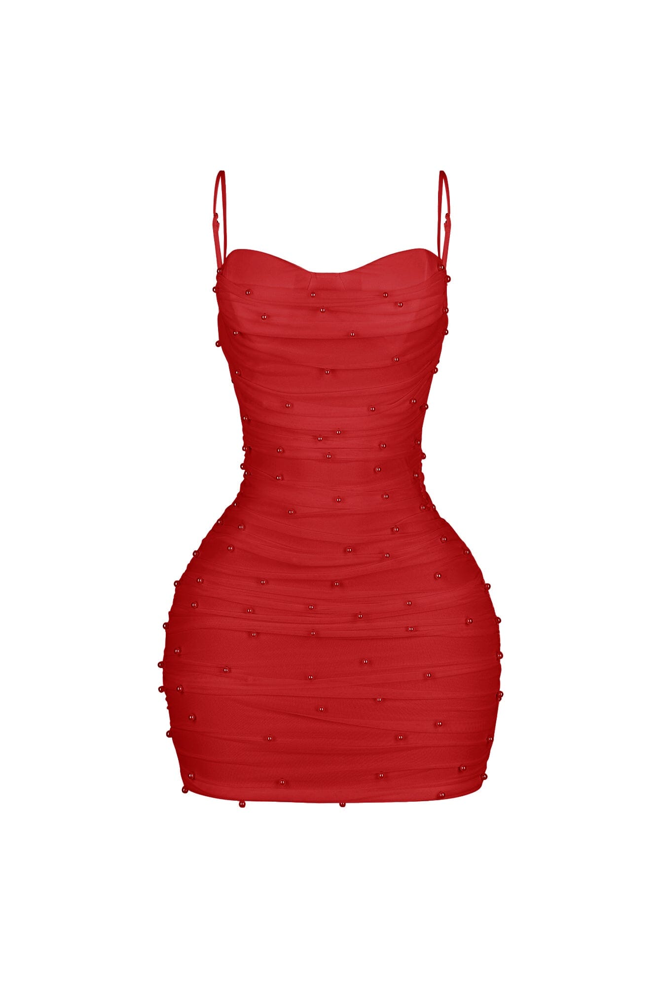 Celebrate Pearl Mesh Mini Dress