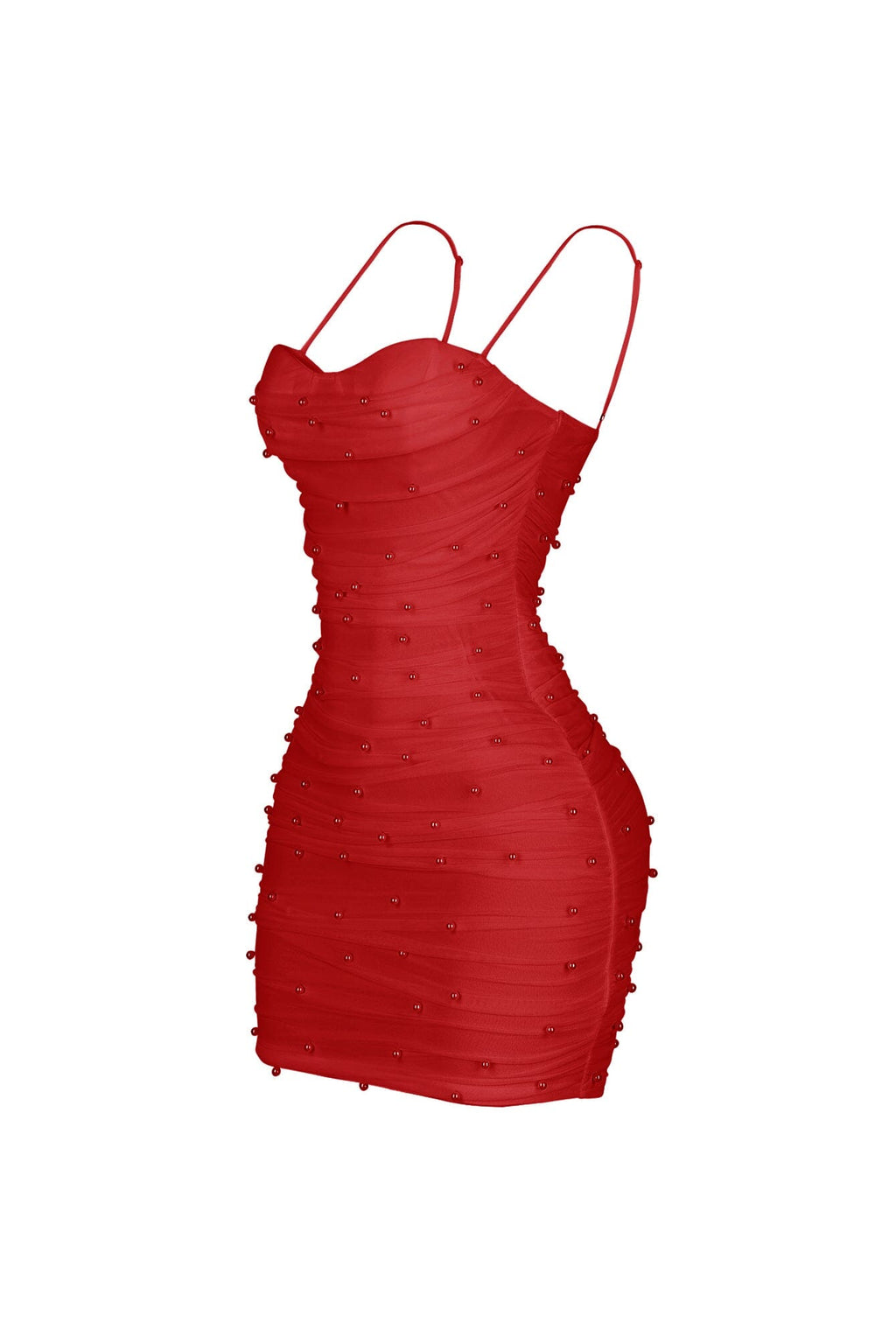 Celebrate Pearl Mesh Mini Dress