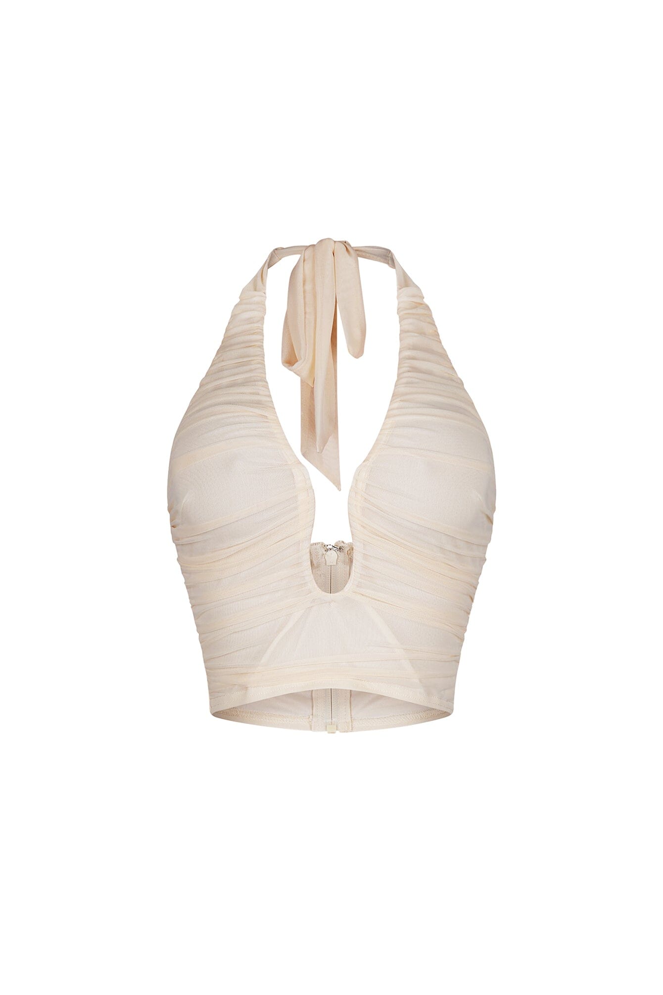 Siren Wire Mesh Halter Top