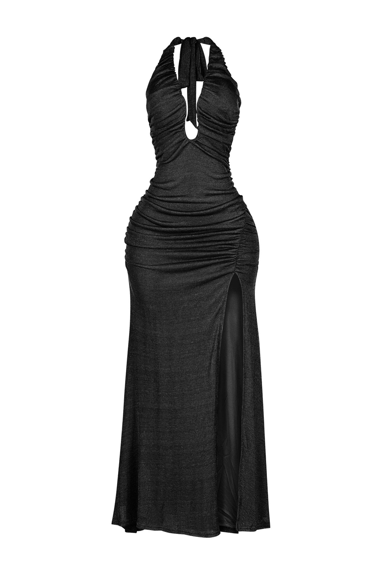 Vega Metallic Knit Maxi Dress