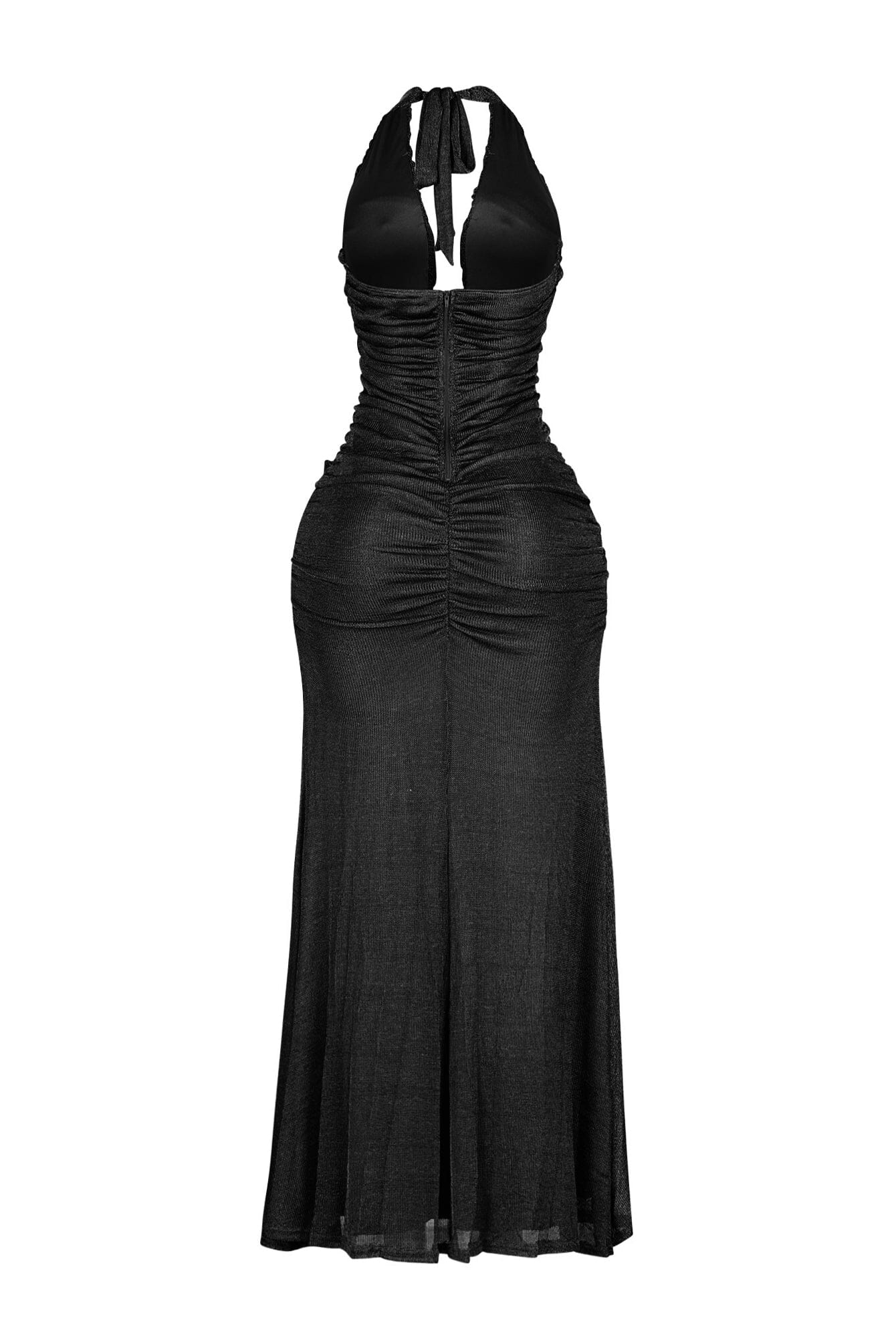 Vega Metallic Knit Maxi Dress