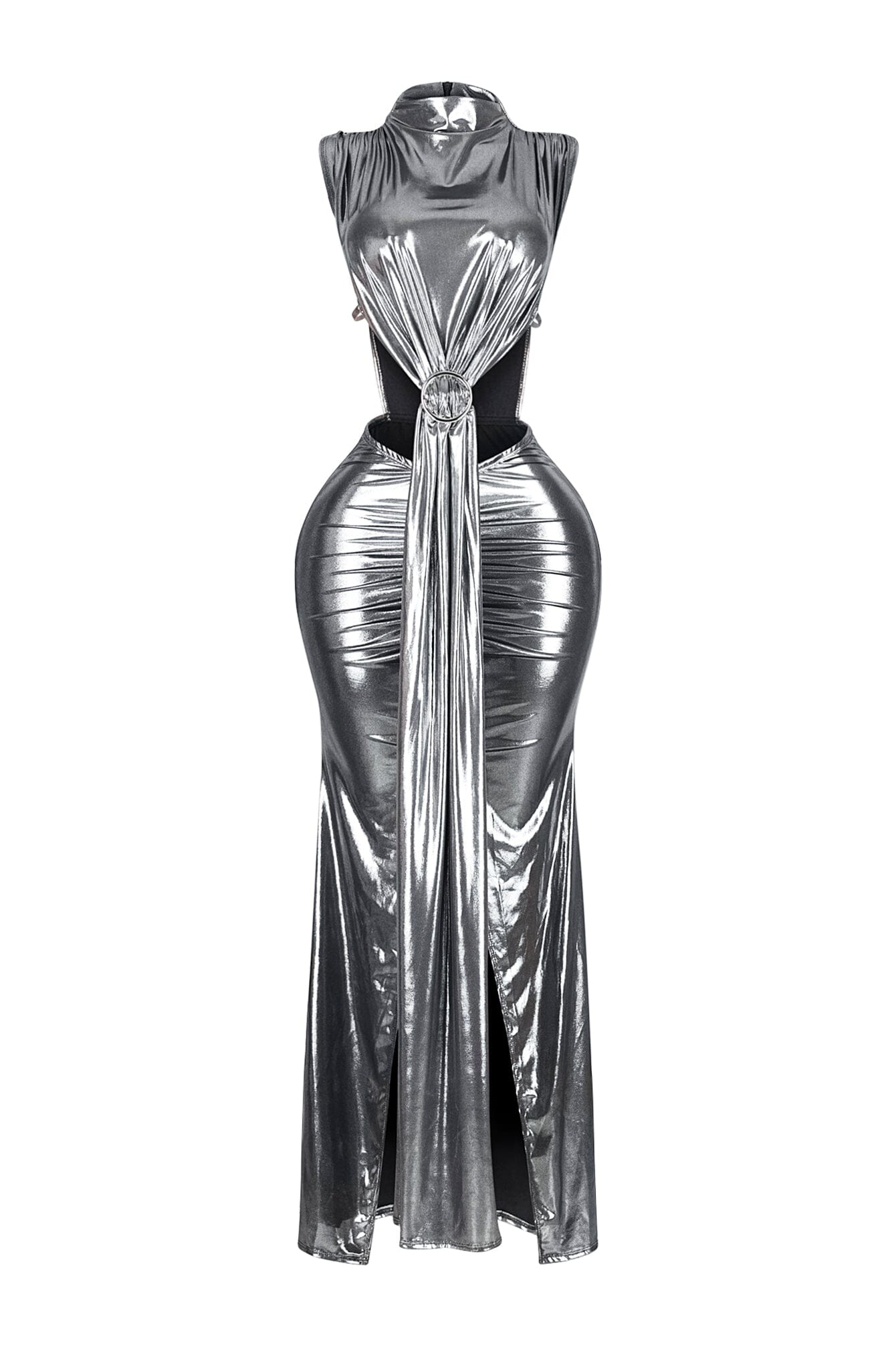Cypher Foil Maxi Dress