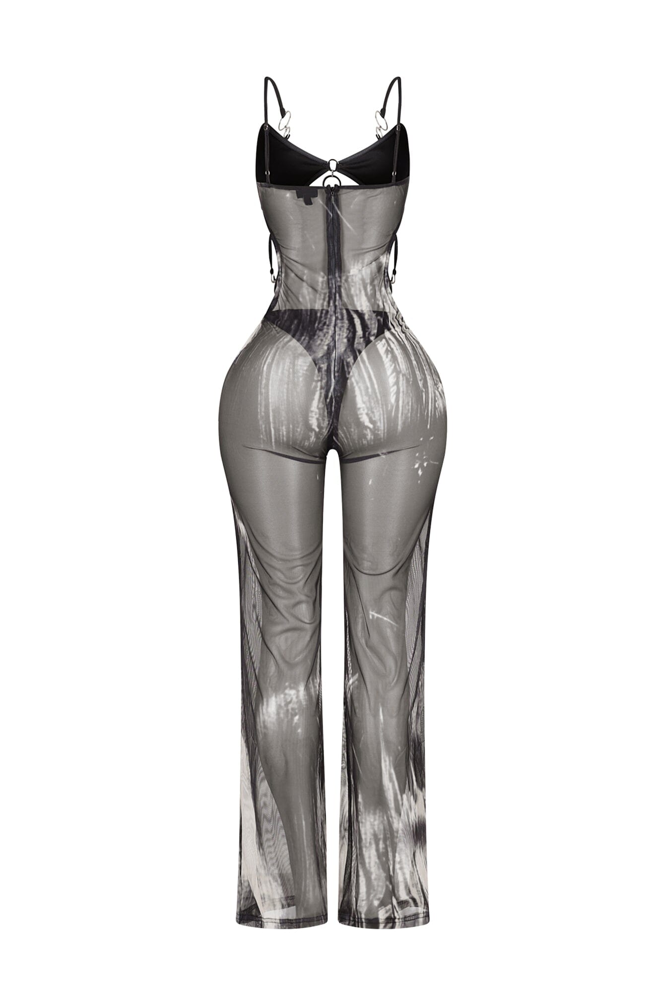 Sheer Link O Ring Jumpsuit