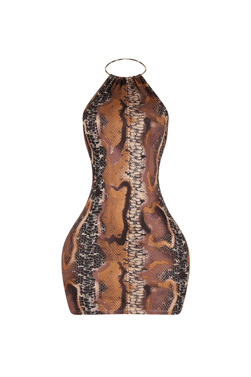 Sedona Metal Choker Mini Dress