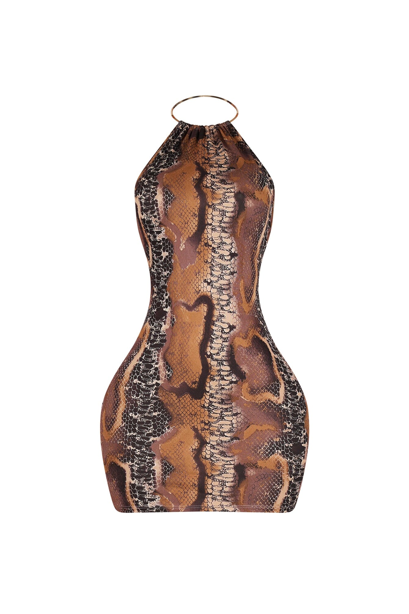 Sedona Metal Choker Mini Dress