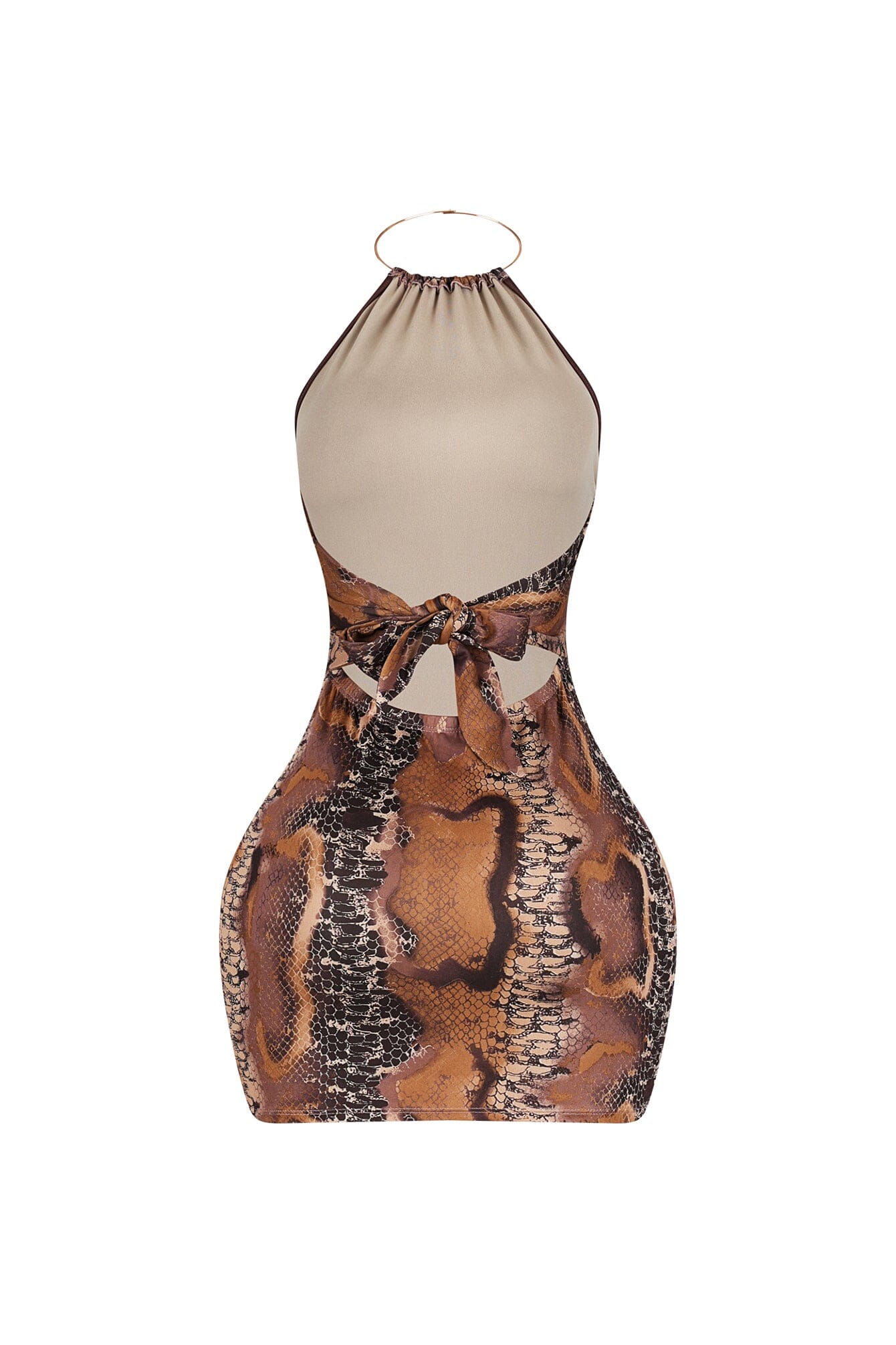 Sedona Metal Choker Mini Dress