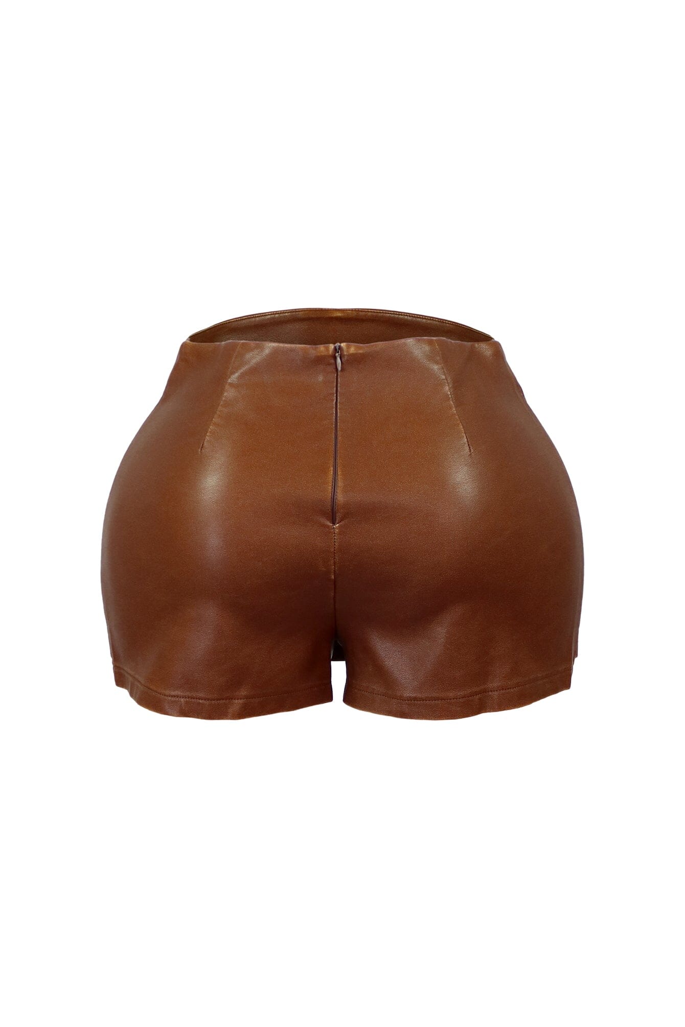 Lenny Washed Faux Leather Skort